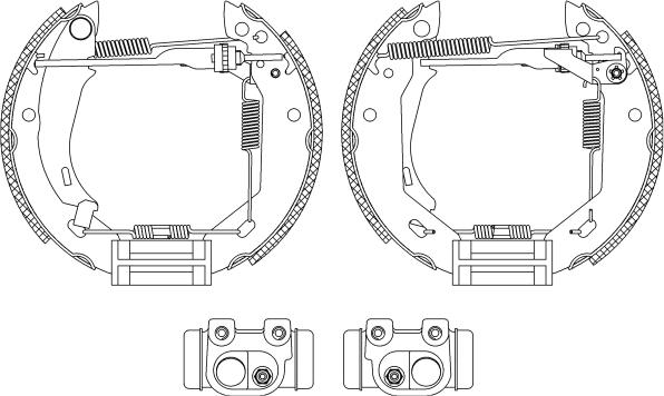 Mintex MSP074 - Kit freno, freni a tamburo www.autoricambit.com