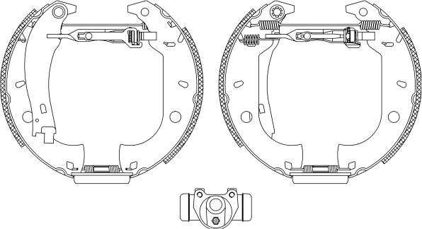 Mintex MSP152 - Kit freno, freni a tamburo www.autoricambit.com