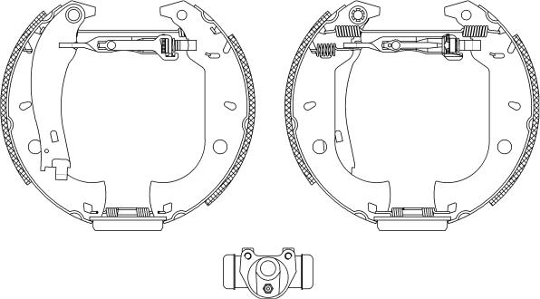 Mintex MSP109 - Kit freno, freni a tamburo www.autoricambit.com