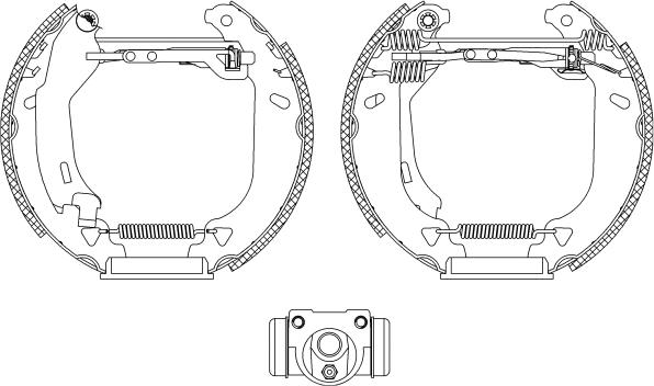 Mintex MSP108 - Kit freno, freni a tamburo www.autoricambit.com