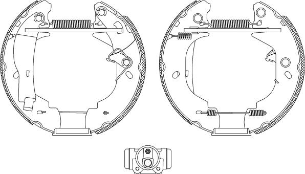 Mintex MSP114 - Kit freno, freni a tamburo www.autoricambit.com