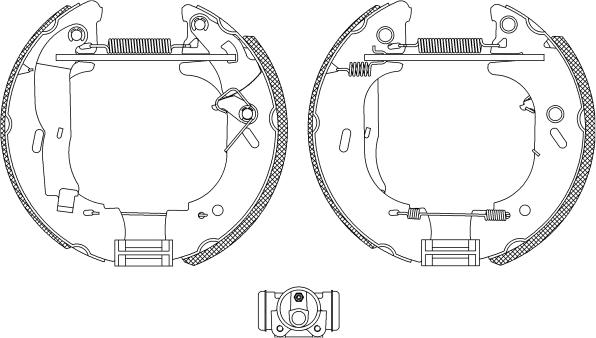 Mintex MSP115 - Kit freno, freni a tamburo www.autoricambit.com