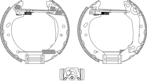 Mintex MSP110 - Kit freno, freni a tamburo www.autoricambit.com