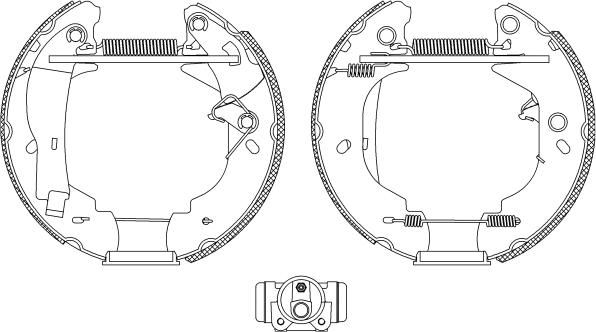 Mintex MSP113 - Kit freno, freni a tamburo www.autoricambit.com