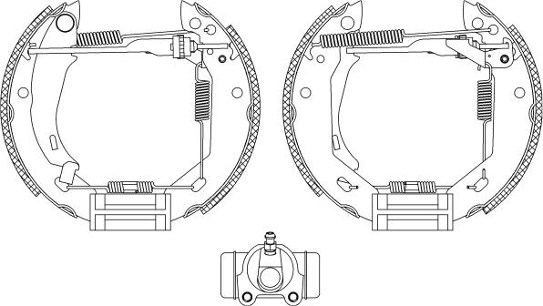 Mintex MSP125 - Kit freno, freni a tamburo www.autoricambit.com