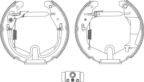 Mintex MSP305 - Kit freno, freni a tamburo www.autoricambit.com