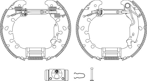 Mintex MSP331 - Kit freno, freni a tamburo www.autoricambit.com