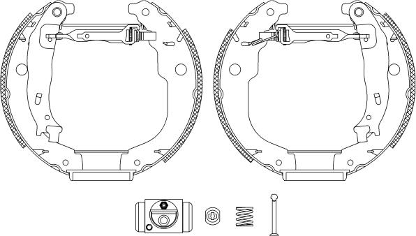 Mintex MSP333 - Kit freno, freni a tamburo www.autoricambit.com