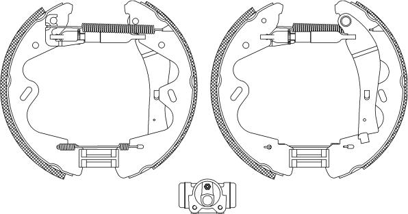 Mintex MSP329 - Kit freno, freni a tamburo www.autoricambit.com