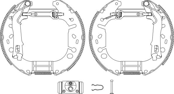 Mintex MSP290 - Kit freno, freni a tamburo www.autoricambit.com