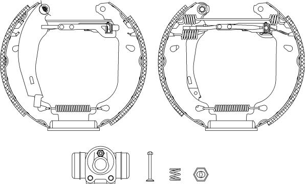 Mintex MSP216 - Kit freno, freni a tamburo www.autoricambit.com