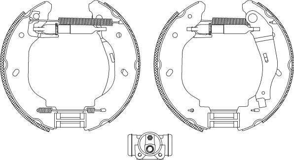 Mintex MSP285 - Kit freno, freni a tamburo www.autoricambit.com