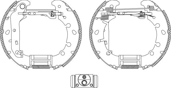 Mintex MSP236 - Kit freno, freni a tamburo www.autoricambit.com