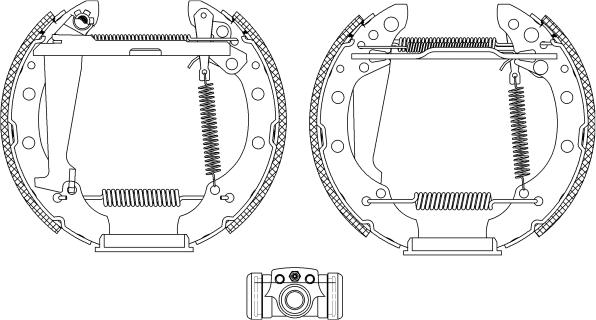 Mintex MSP279 - Kit freno, freni a tamburo www.autoricambit.com