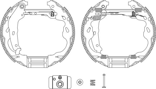 Mintex MSP276 - Kit freno, freni a tamburo www.autoricambit.com