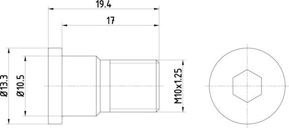 Mintex TPM0007 - Bullone, Disco freno www.autoricambit.com