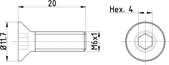 Mintex TPM0015 - Bullone, Disco freno www.autoricambit.com