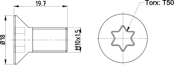 Mintex TPM0016 - Bullone, Disco freno www.autoricambit.com