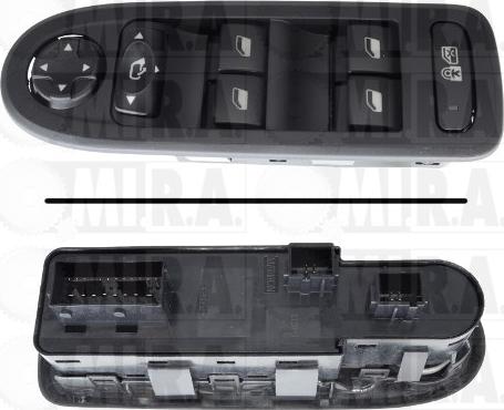 MI.R.A. 53/4269 - Interruttore, Alzacristallo www.autoricambit.com