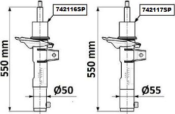 Monroe 742117SP - Ammortizzatore www.autoricambit.com