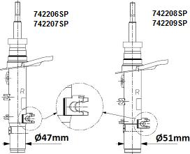 Monroe 742209SP - Ammortizzatore www.autoricambit.com