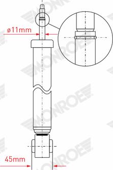 Monroe G1220 - Ammortizzatore www.autoricambit.com