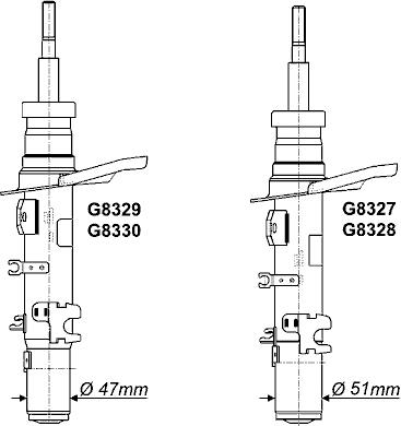 Monroe G8330 - Ammortizzatore www.autoricambit.com