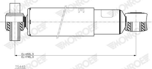 Monroe T5440 - Ammortizzatore www.autoricambit.com