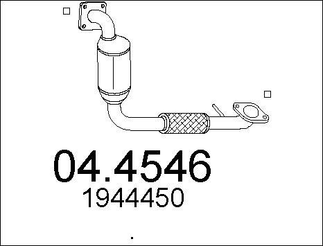 MTS 04.4546 - Catalizzatore www.autoricambit.com