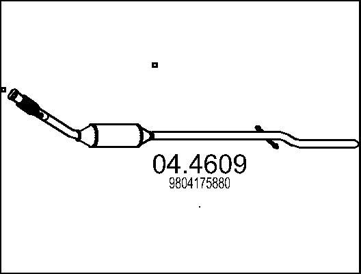 MTS 04.4609 - Catalizzatore www.autoricambit.com