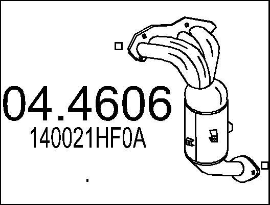 MTS 04.4606 - Catalizzatore www.autoricambit.com