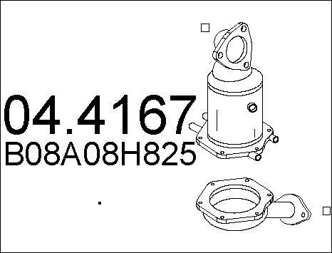 MTS 04.4167 - Catalizzatore www.autoricambit.com