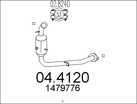 MTS 04.4120 - Catalizzatore www.autoricambit.com