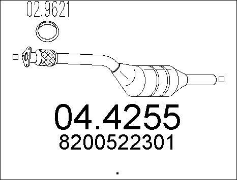 MTS 04.4255 - Catalizzatore www.autoricambit.com