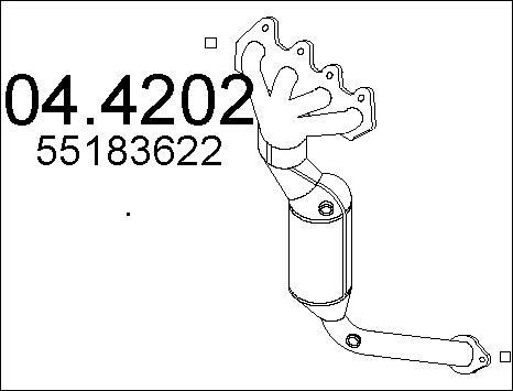 MTS 04.4202 - Catalizzatore www.autoricambit.com