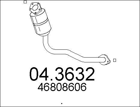 MTS 04.3632 - Catalizzatore www.autoricambit.com