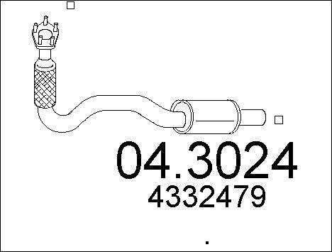 MTS 04.3024 - Catalizzatore www.autoricambit.com