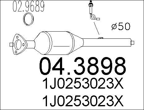 MTS 04.3898 - Catalizzatore www.autoricambit.com