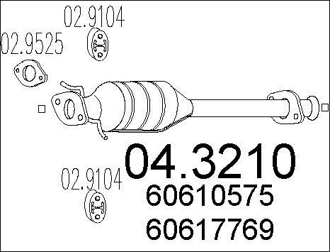 MTS 04.3210 - Catalizzatore www.autoricambit.com