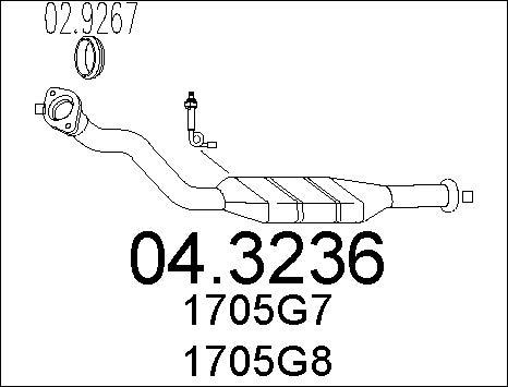 MTS 04.3236 - Catalizzatore www.autoricambit.com