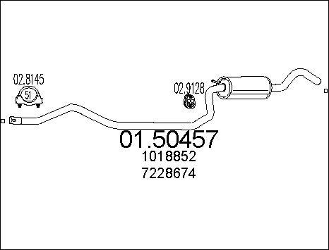 MTS 01.50457 - Silenziatore centrale www.autoricambit.com