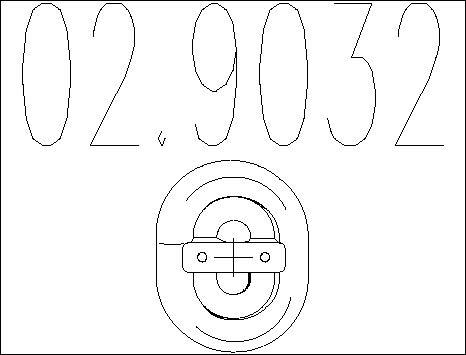 MTS 02.9032 - Supporto, Imp. gas scarico www.autoricambit.com