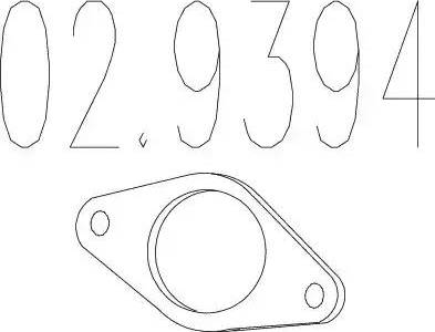 MTS 02.9394 - Guarnizione, Tubo gas scarico www.autoricambit.com