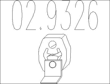 MTS 02.9326 - Supporto, Imp. gas scarico www.autoricambit.com