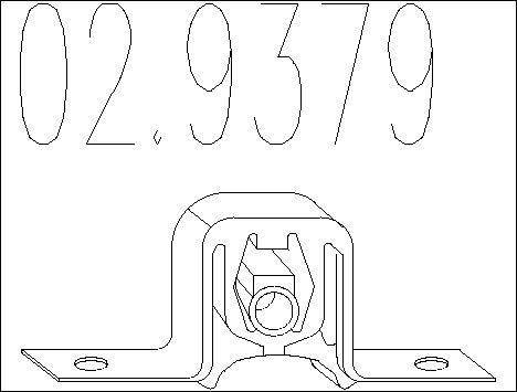 MTS 02.9379 - Supporto, Imp. gas scarico www.autoricambit.com