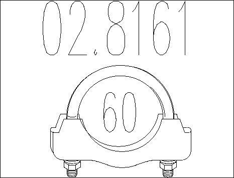 MTS 02.8161 - Connettore tubi, Imp. gas scarico www.autoricambit.com