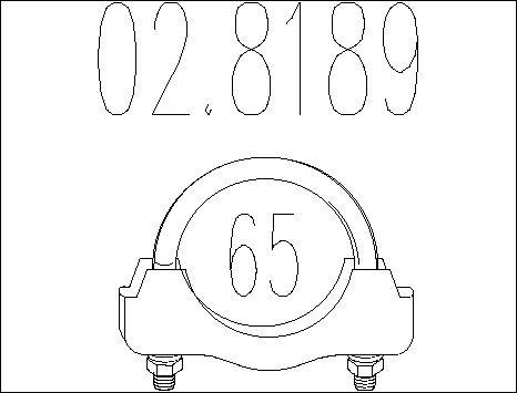 MTS 02.8189 - Connettore tubi, Imp. gas scarico www.autoricambit.com