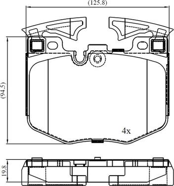 BMW 6889572 - Kit pastiglie freno, Freno a disco www.autoricambit.com