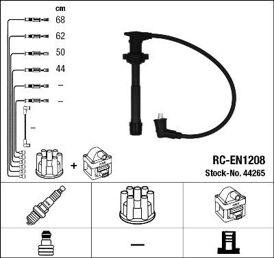 NGK 44265 - Kit cavi accensione www.autoricambit.com