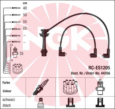 NGK 44266 - Kit cavi accensione www.autoricambit.com